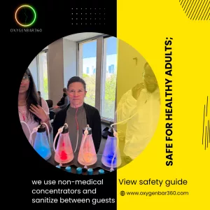 Safe Oxygen Bar Rentals in Palo Alto & Pleasanton | OxygenBar360 Corporate Events